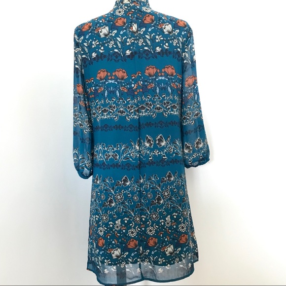 Lily Rose retro feel Long Sleeve Mini dress - Picture 4 of 8